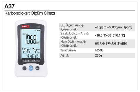 Unit Uni T A Karbondioksit L M Cihaz Fiyat