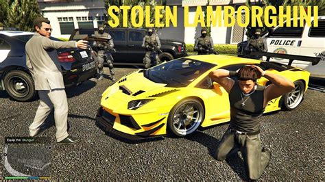 GTA 5 STEALING LUXURY LAMBORGHINI SV SUPERCARS WORTH 10 00 000 GTA 5