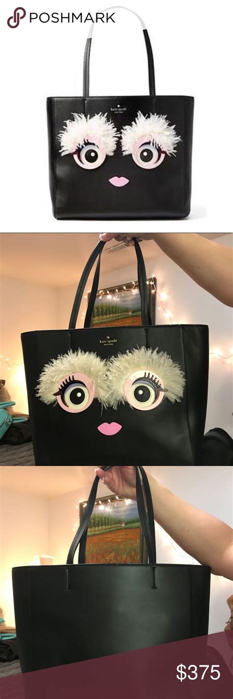 Kate Spade Monster Eyes Hallie Tote Kate Spade Tote Bag Kate Spade Tote