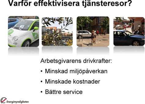 Energieffektivisering Av Transporter F R Kommuner Och Landsting Pdf