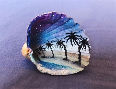 This Item Is Unavailable Etsy Painted Sea Shell Painting Sea Sea