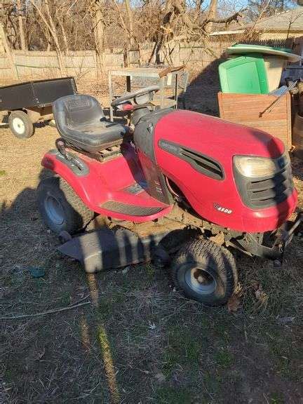 Craftsman Ys 4500 Riding Lawn Mower With 42 Deck Model 917276642