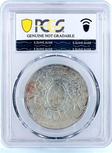 Mexico 1 Peso Maximilian Maximiliano I KM 388 1 VF Detail PCGS Silver