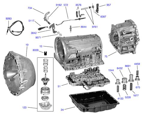 Схема АКПП RE4R01A RL4R01 R4AEL RA4AEL 4EC AT Case полная