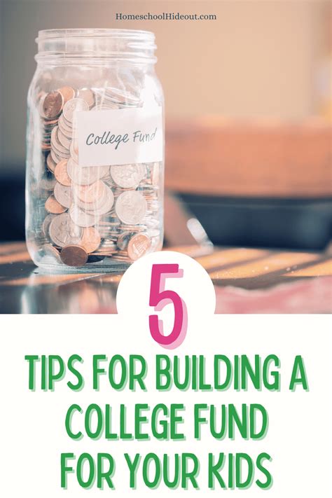 5 Tips for Building a College Fund for Your Kids - Homeschool Hideout