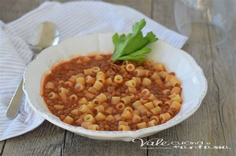 Pasta E Lenticchie Ricetta Primo Piatto Facile E Veloce