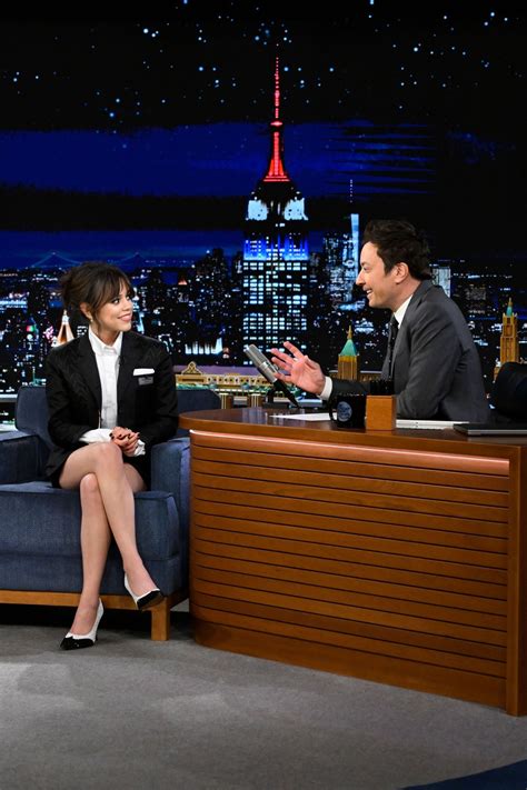 Mar 09 The Tonight Show Starring Jimmy Fallon 011 Jenna Ortega World Photo Gallery