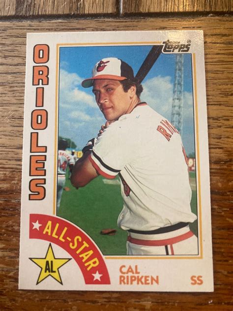 Topps Tiffany Cal Ripken Jr All Star Card Baltimore Orioles