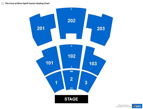 Seating Chart for OLG Stage at Fallsview Casino 5
