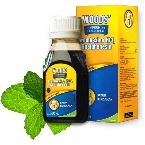 Jual Woods Peppermint Expectorant Sirup Woods Wood Merah Antitussive