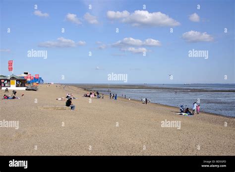 Beach And Promenade View Southend On Sea Essex England United Stock