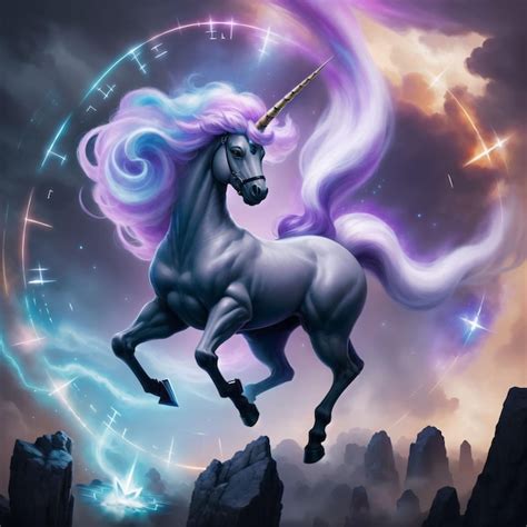Premium Ai Image Unicorn Painting