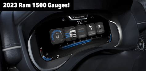 Here Is The 2023 Ram 1500 And Hd Digital Gauge Cluster Display And The New Ram Limited Elite