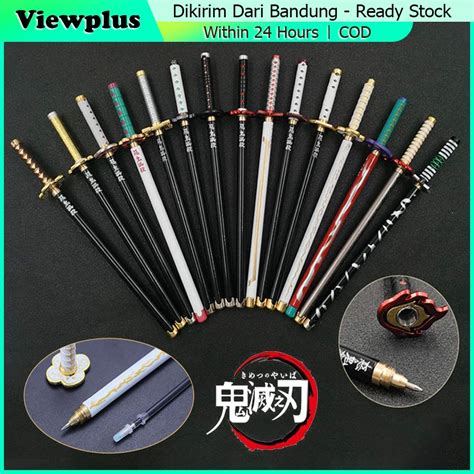 Jual Pulpen Pedang Sword Pen Zenitsu Anime Demon Slayer Kimetsu No