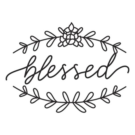 Blessed PNG & SVG Transparent Background to Download