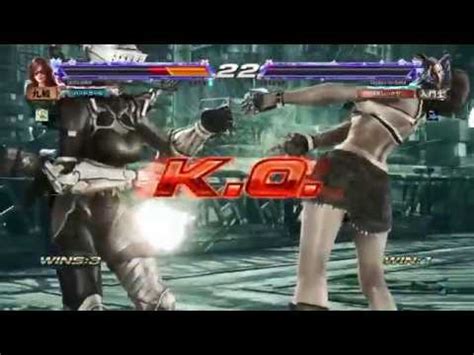 鉄拳 7 tekken カタリーナ vs マスターレイヴン YouTube