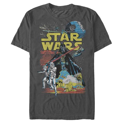 Mens Star Wars Galactic Battle T Shirt Fifth Sun