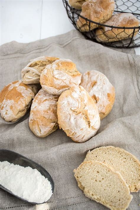 Schnelle Dinkel Brötchen Baking Barbarine Brot backen rezept