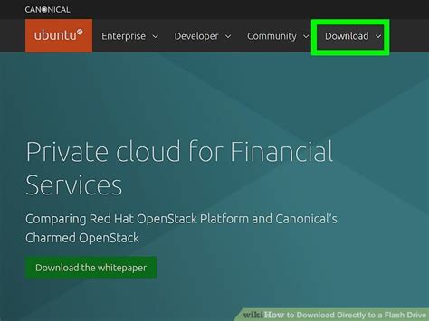 how do i download a file to a flash drive
