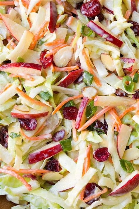 Cranberry Almond And Apple Slaw Recipe Cooking Classy