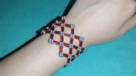 Simple And Easy Beads Jewelry Making For Beginnershow To Make Beaded Bracelet With Bugle Beads