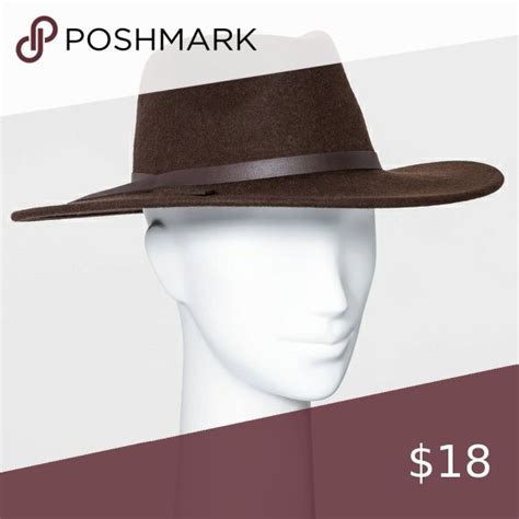 Women’s Wide Brim Felt Fedora Hat From Universal Thread™ Brown Felt Fedora Fedora Fedora Hat