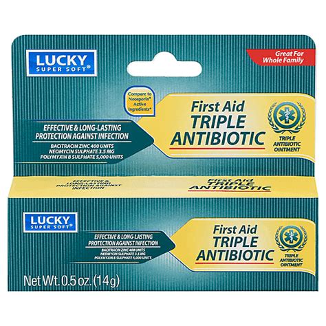 Lucky Super Soft First Aid Triple Antibiotic Ointment 0 5 Oz Compra