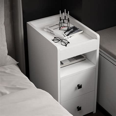 solid wood bedside table modern minimalist ash wood bedside cabinet