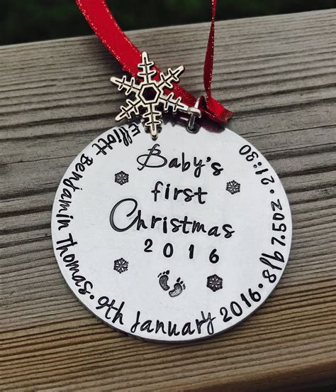 Babys First Christmas Decoration Babys 1st Etsy Babys 1st