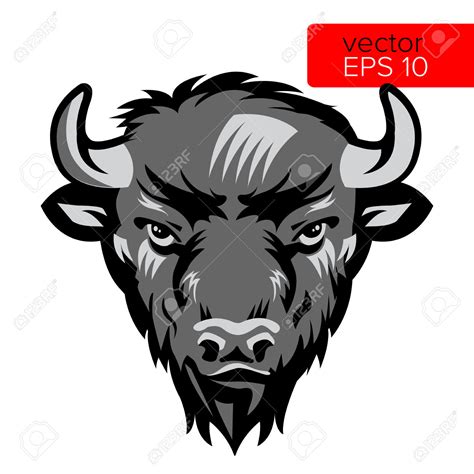 Buffalo Head Clipart | Free download on ClipArtMag