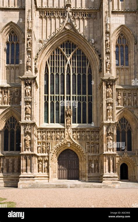 Beverley Minster West Front East Yorkshire UK Stock Photo Alamy