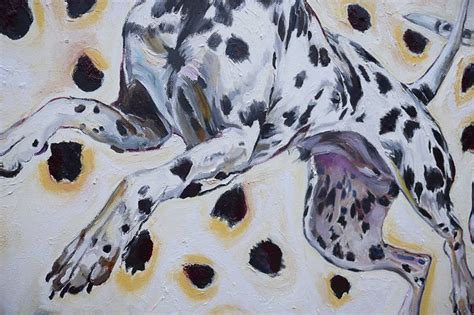 The Grace Of The Dancing Dalmatians Painting By Gandee Vasan Saatchi Art