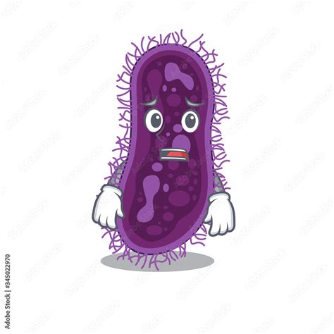 Cartoon Design Style Of Lactobacillus Rhamnosus Bacteria Showing