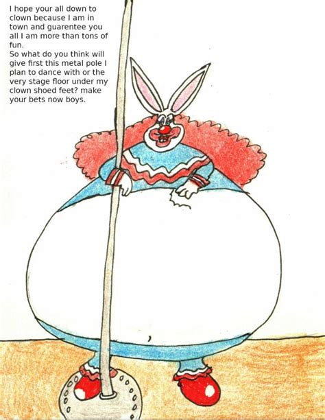 Bozo The Blimped Up Bunny Bimbo Clown1 By Cbfox On Deviantart