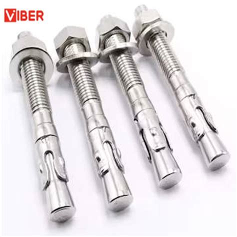 Fastener Carbon Steel Wedge Anchor M10 Expansion Bolt Elevator Colour Zine Expansion Bolts