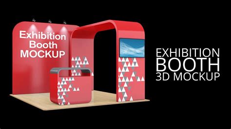 Creating An Exhibition Booth Mockup Cad Keyshot Photoshop Youtube