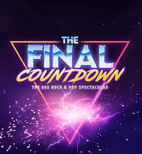 The Final Countdown Concert Line Up Announced Feat Emma Hatton Luke