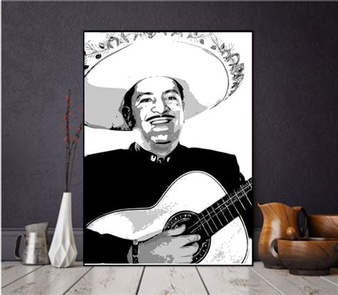 Printable Jose Alfredo Jimenez Poster Black and White Mexican - Etsy