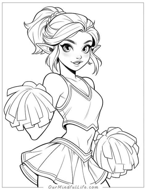 34 Fascinating Cheerleader Coloring Pages [free Printables] Our Mindful Life In 2024