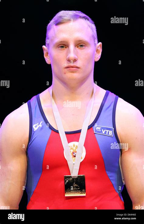 Gold Medal Winner Aleksandr Balandin Of Russia Celebrates During Medal