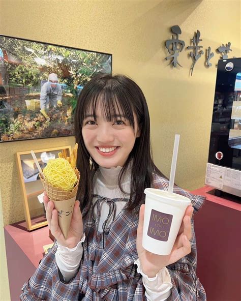 希山愛さんのインスタグラム写真 希山愛instagram「 おいもすたぐらむ 濃厚なお芋のモンブランソフトも お芋のシェークも