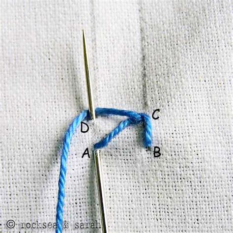 How To Do Double Chain Stitch Sarah S Hand Embroidery Tutorials