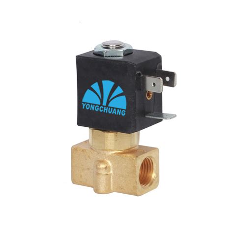 24vdc Brass Solenoid Valve Normally Closed 1 4 Npt Pipe Size