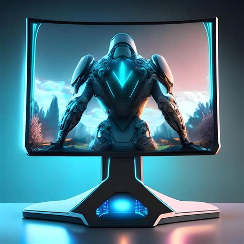 Futuristic Sci Fi Pc Monitor By Pickgameru On Deviantart