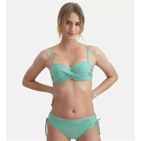 Cyell Bademode Sunny Vibes Verstellbare Hohe Bikini Hose Seagreen