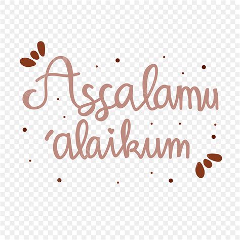 Salam Assalamu Alaikum Letras Digitales Latinas Png Assalamualaikum