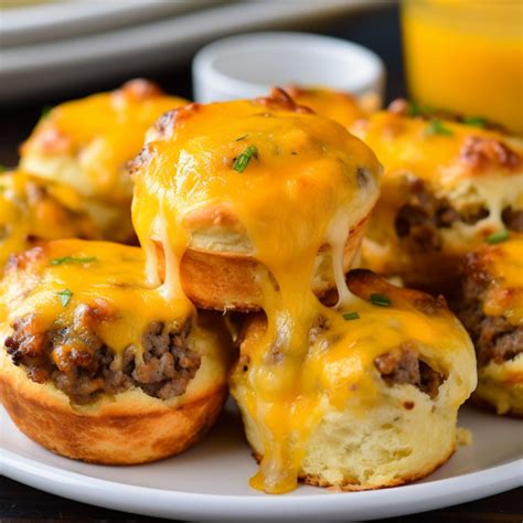 Easy Cheesy Sausage Biscuit Bites Recipe Top Recipe In 2024