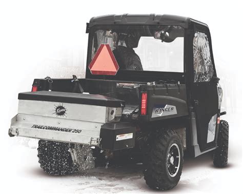 87625 - FISHER TRAILCOMMANDER 600 TAILGATE SIDEWALK SPREADER - 6 CUBIC FEET CAPACITY