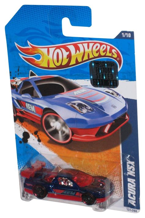 Hot Wheels Hw Performance Blue Acura Nsx Toy Car Factory Sealed Sticker