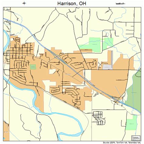 City Of Harrison Ohio Map